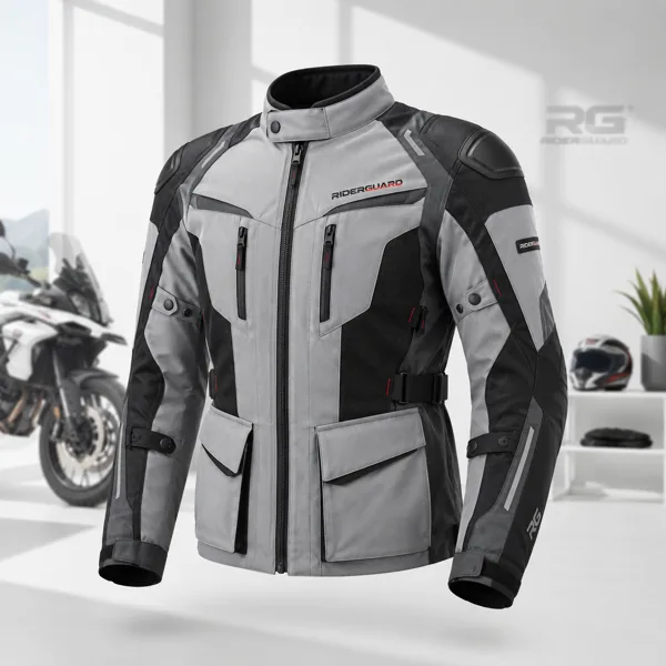 RiderGuard Dört Mevsim Korumalı Motosiklet Montu Görsel 1