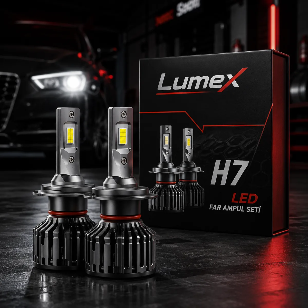 Lumex H7 Led Far Ampul Seti