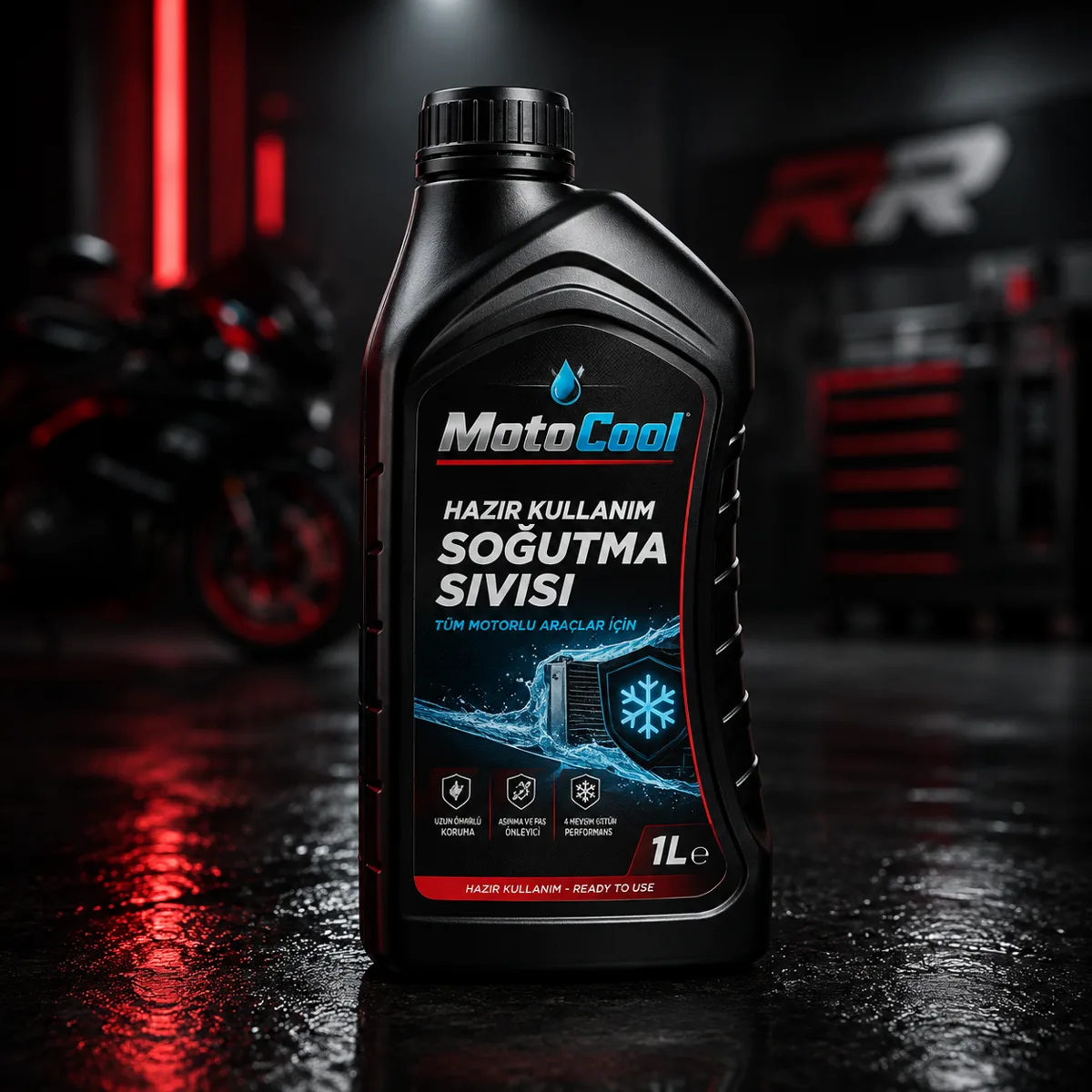 MotoCool Hazır Kullanım Soğutma Sıvısı 1L