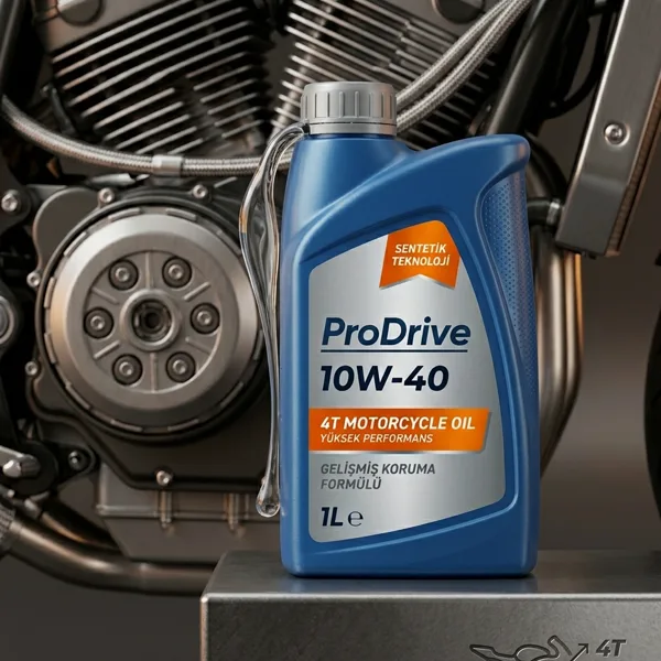 ProDrive 10W-40 4T Motosiklet Motor Yağı 1L Görsel 1